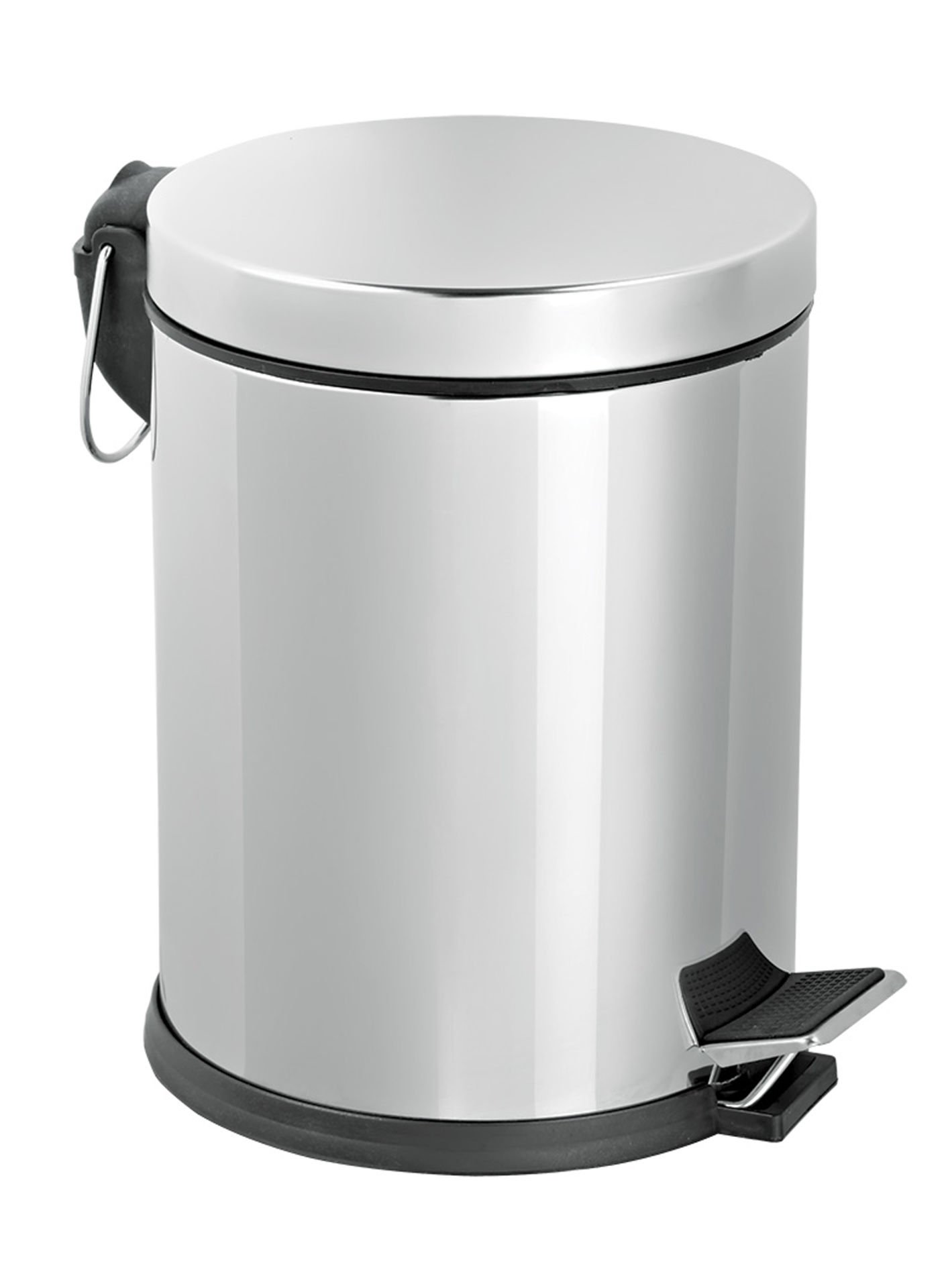 5 Litre Paslanmaz Çelik Pedallı Çöp Kovası