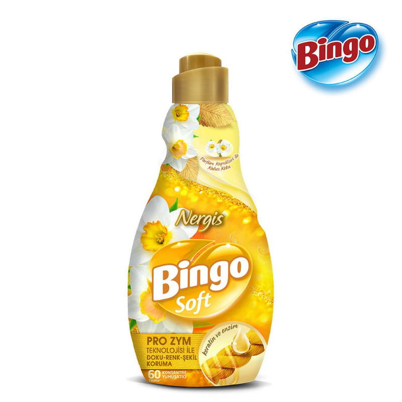 Bingo Soft Konsantre Çamaşır Yumuşatıcısı Nergis 1440 ml